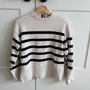 TOMMY HILFIGER Cotton Striped Crewneck Sweater